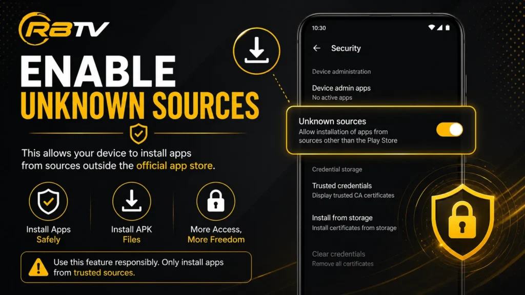 Enable Unknown Sources