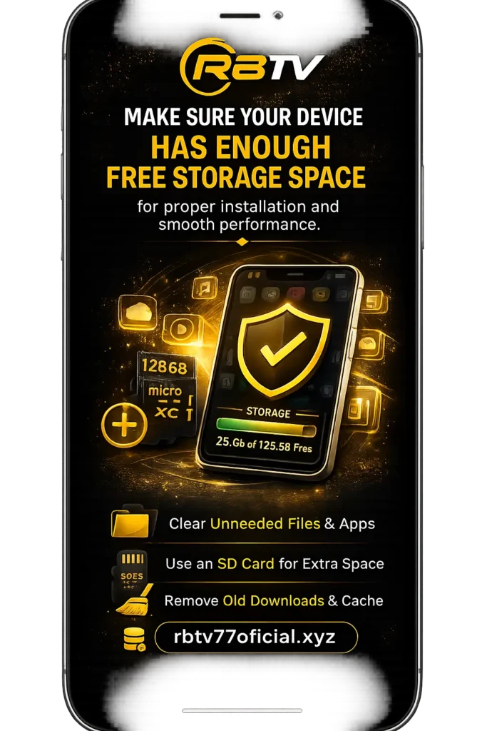 enough free storage space